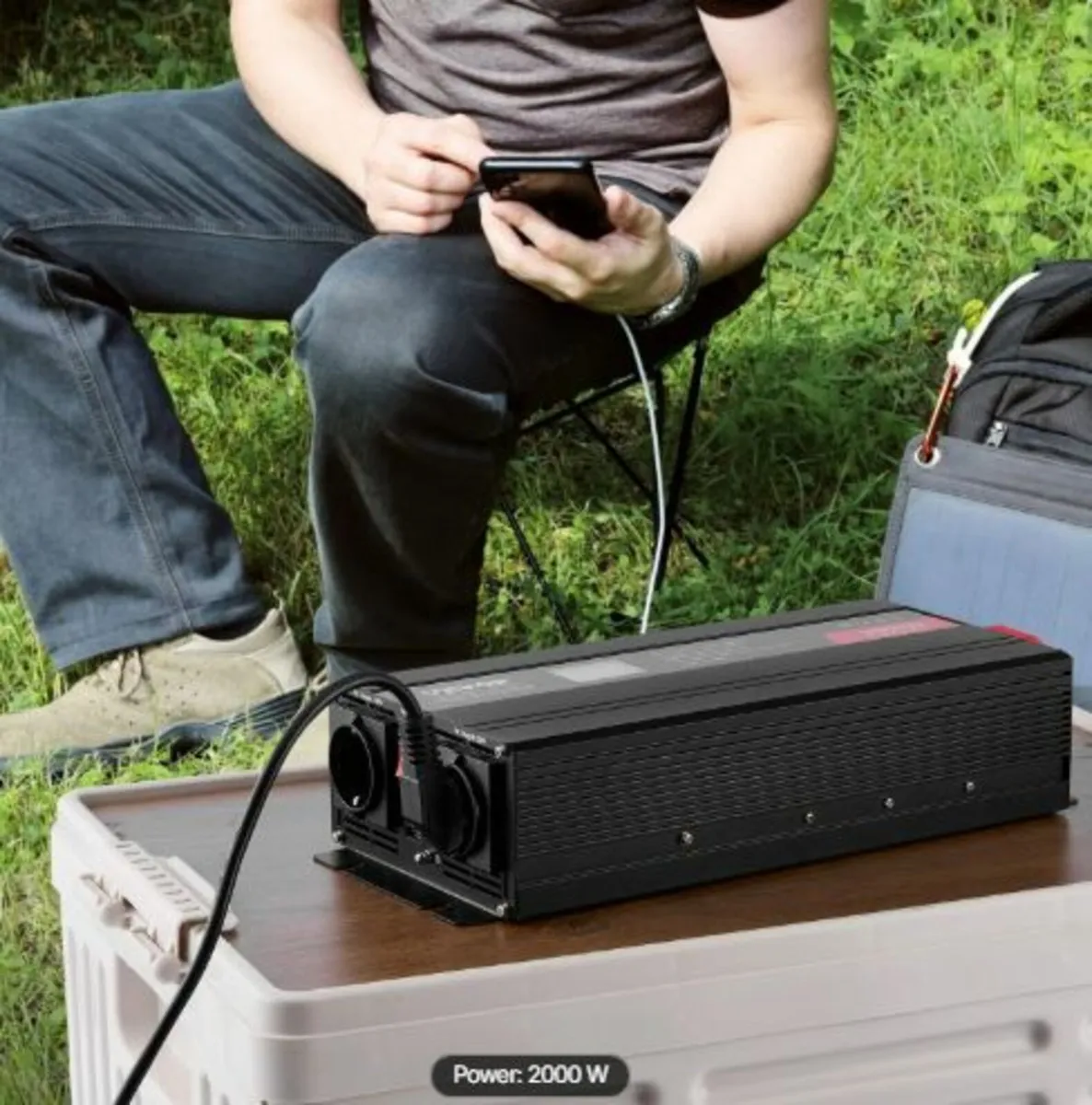 Pure Sine Wave Inverter, 2000 Watt, DC 12V to AC - Image 4