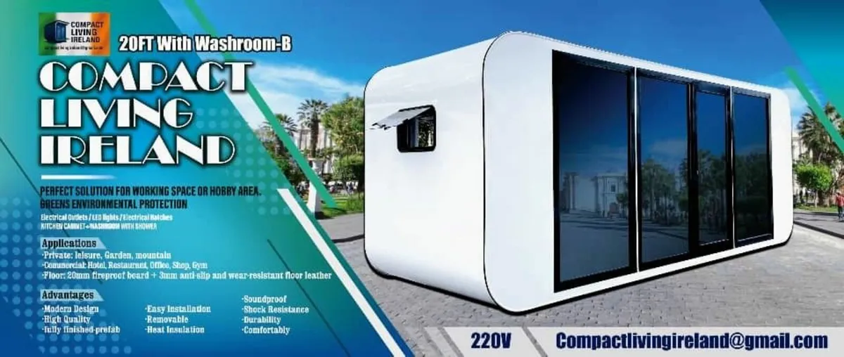 Modular compact Pod, glamping, gym, homeoffice - Image 1