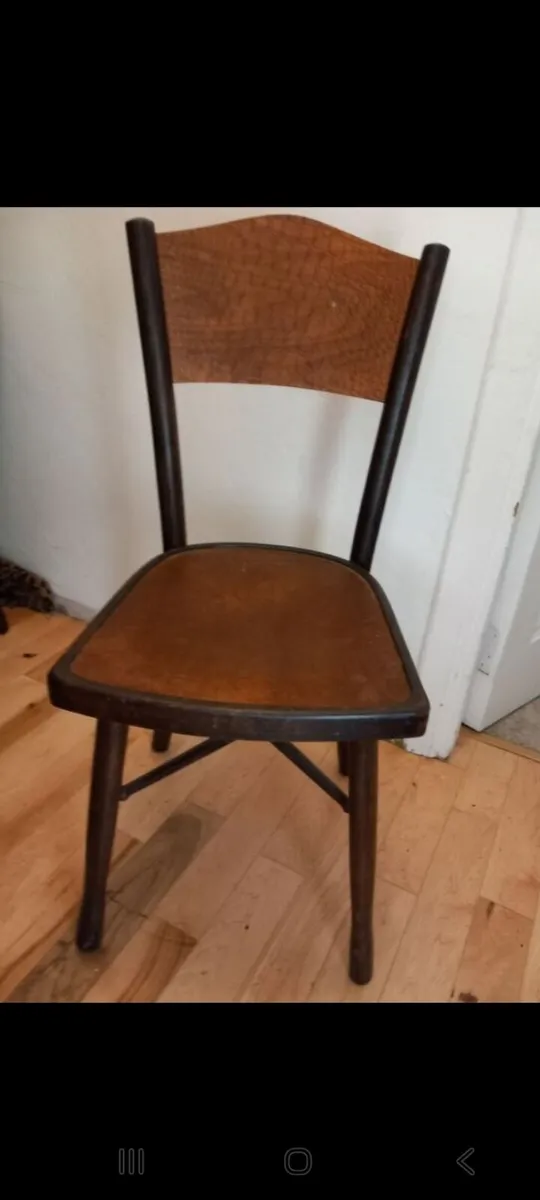 fischel bentwood bistro crocodile design chair - Image 3