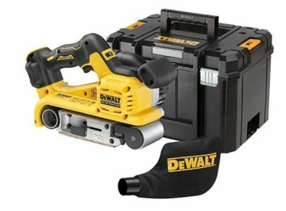 DCW220NT 18v XR 75mm Belt Sander in T-Stak - Image 1