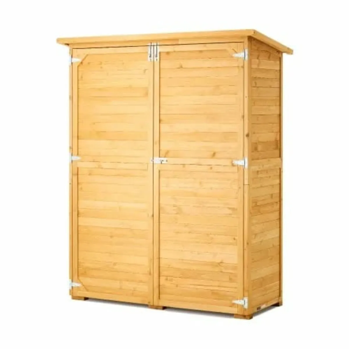 Outdoor Storage Shed, Large Wooden Outside Storage - Image 1