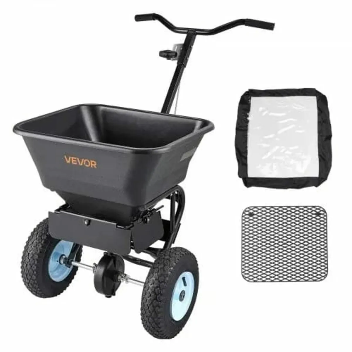 Walk-Behind Push Broadcast Spreader 100LB Capacity - Image 1
