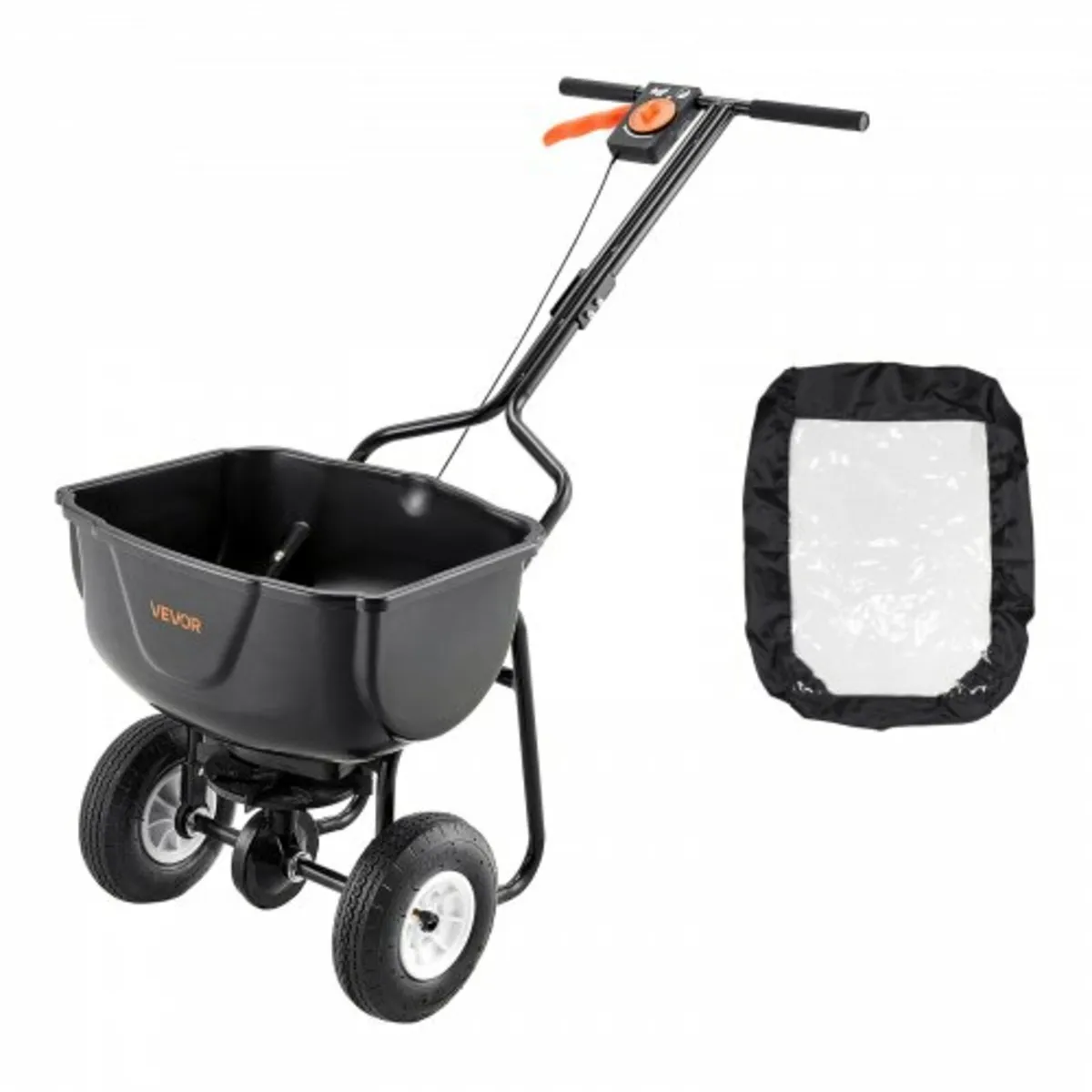 Broadcast Spreader, 60LBS Capacity, Walk-Behind Pu - Image 1
