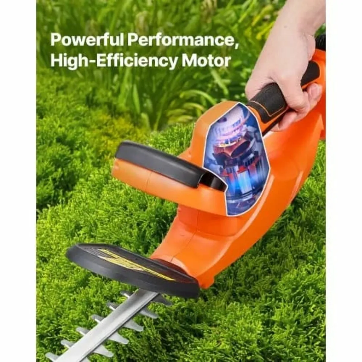 Electric Hedge Trimmer, 1200 RPM, Cordless Hedge T - Image 2