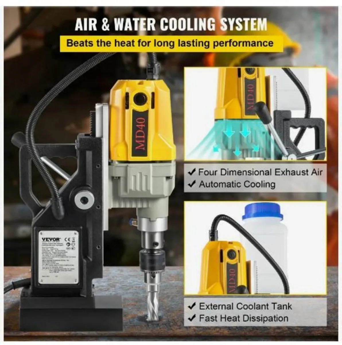 Magnetic Drill, 1100W - Image 4