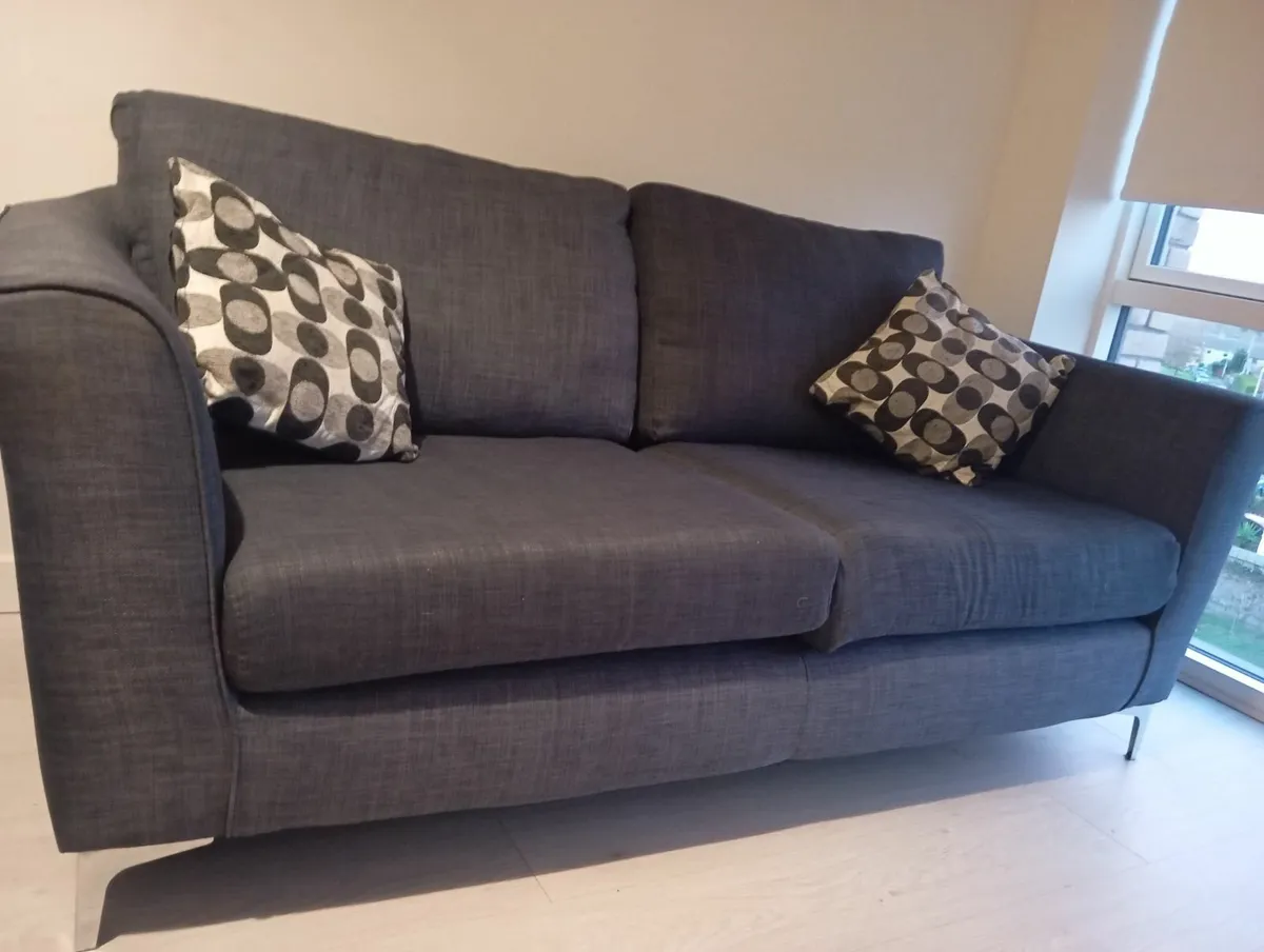 Two seater sofa and armchair - Image 2