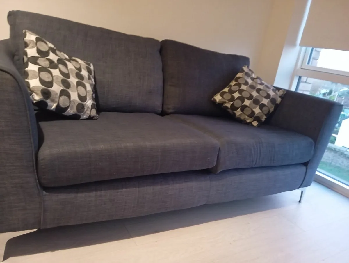 Two seater sofa and armchair - Image 3