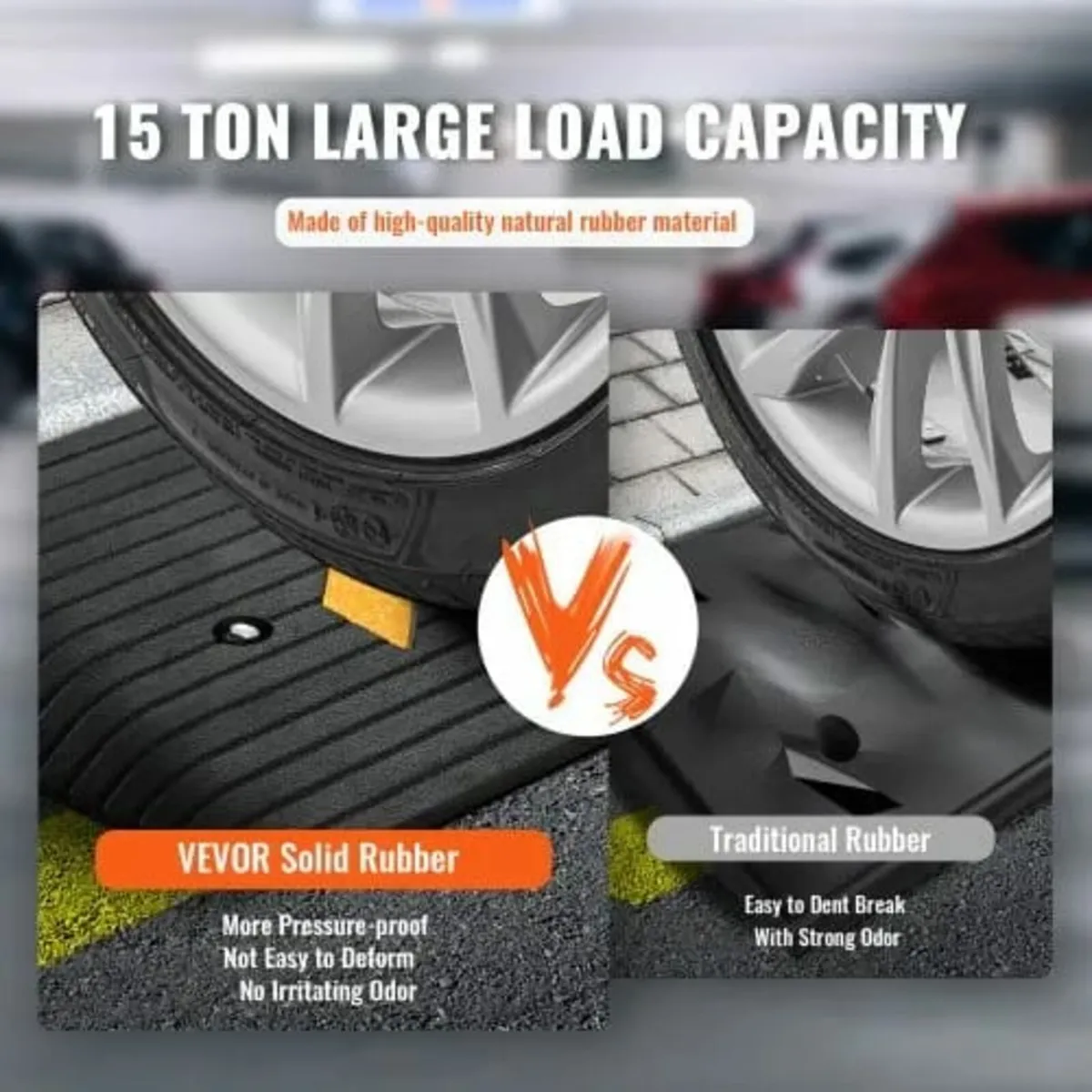 Upgraded Rubber Threshold Ramp, 3" Rise Door Ramp - Image 3