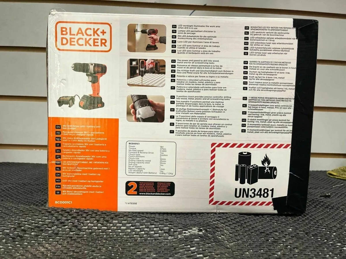 Black + Decker Drill - Image 2