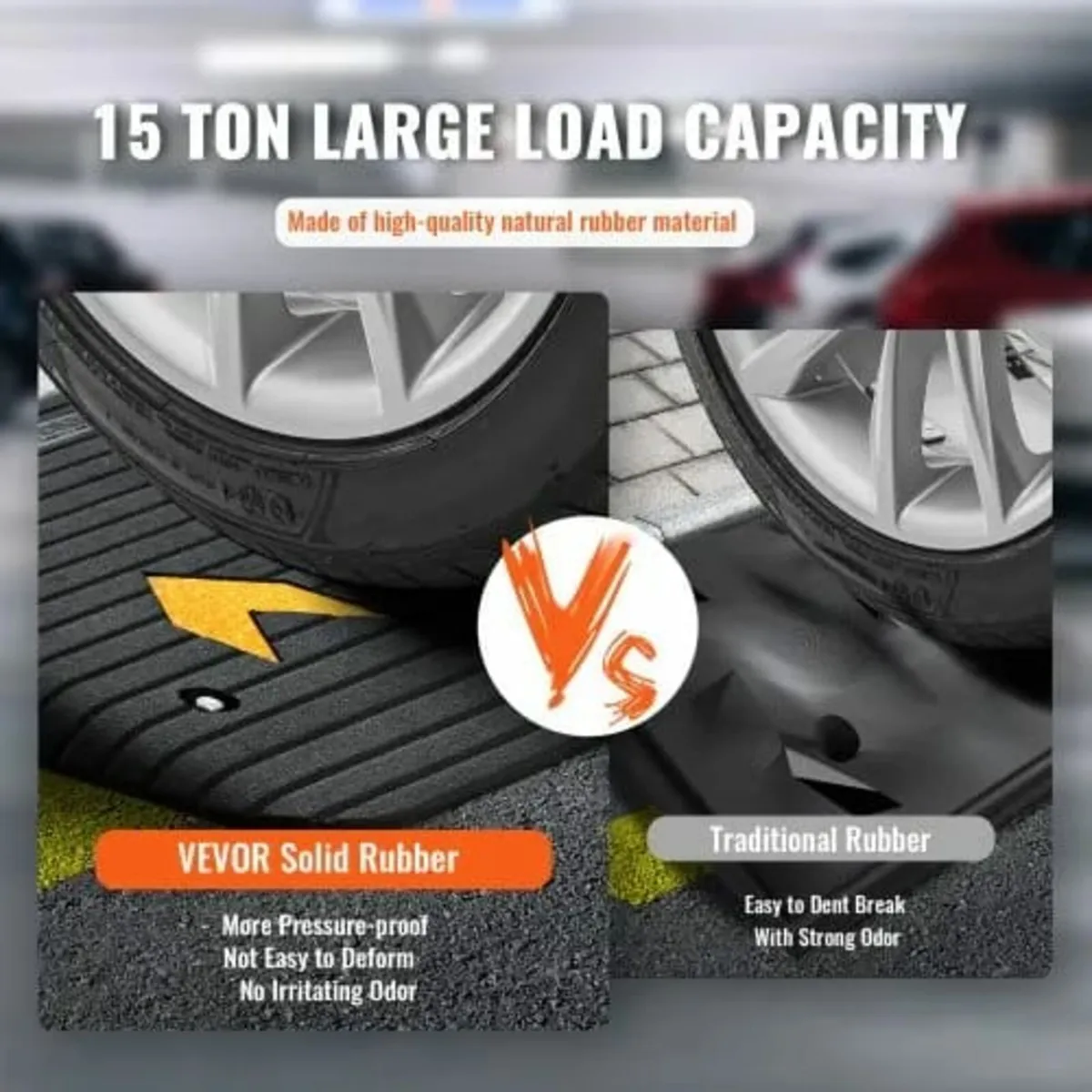 Upgraded Rubber Threshold Ramp, 3.5" Rise Door Ram - Image 3