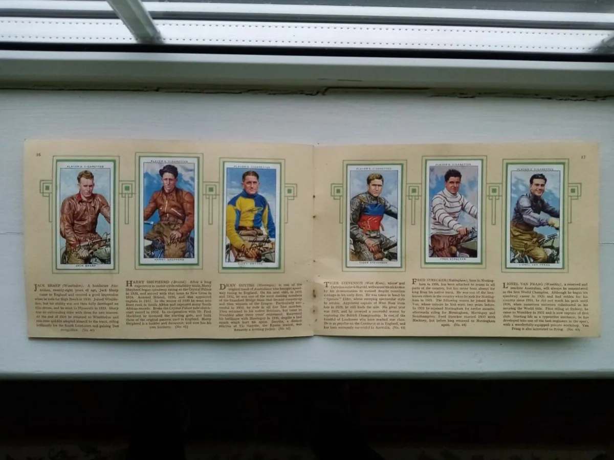 1937 John Player Speedway Racer Card Set - Image 3
