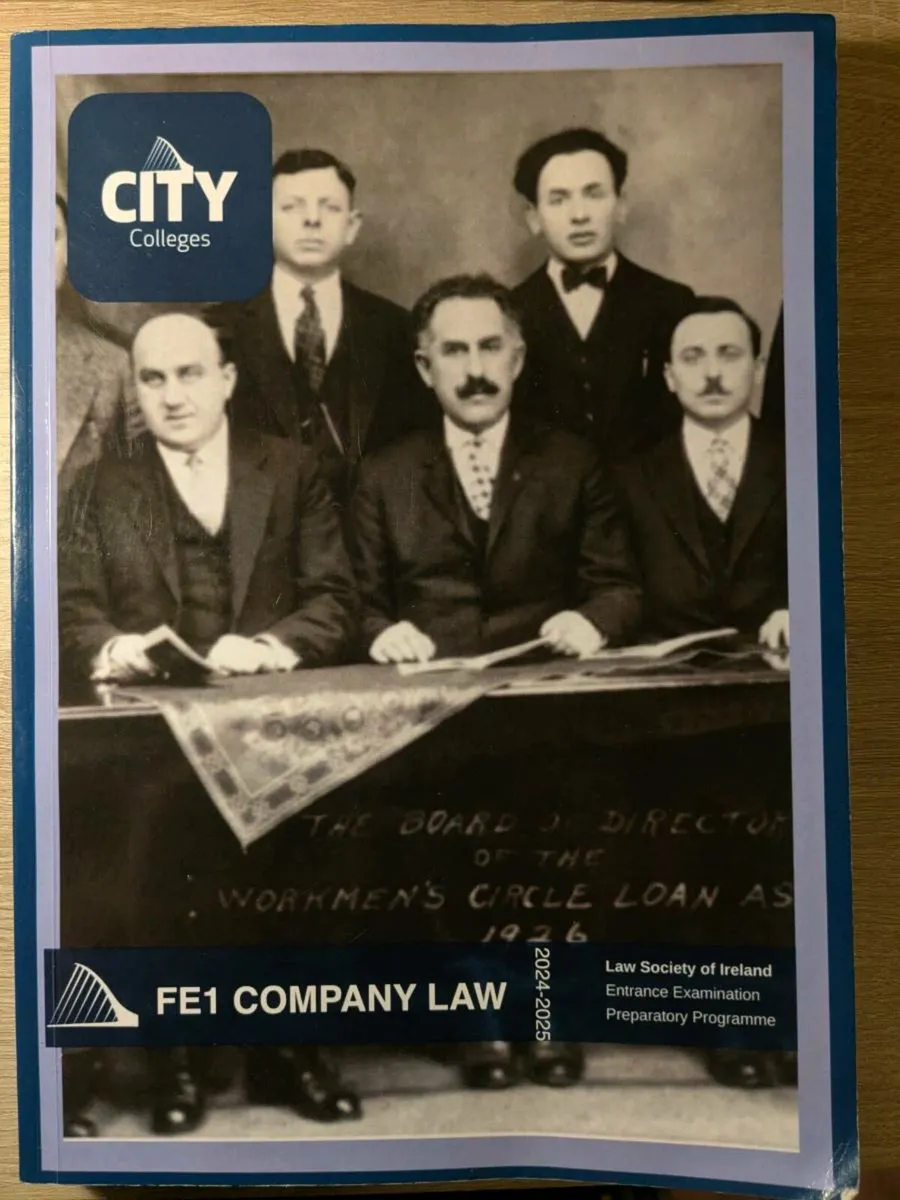 FE1 City Colleges Company Law Manual 24-25 - Image 1