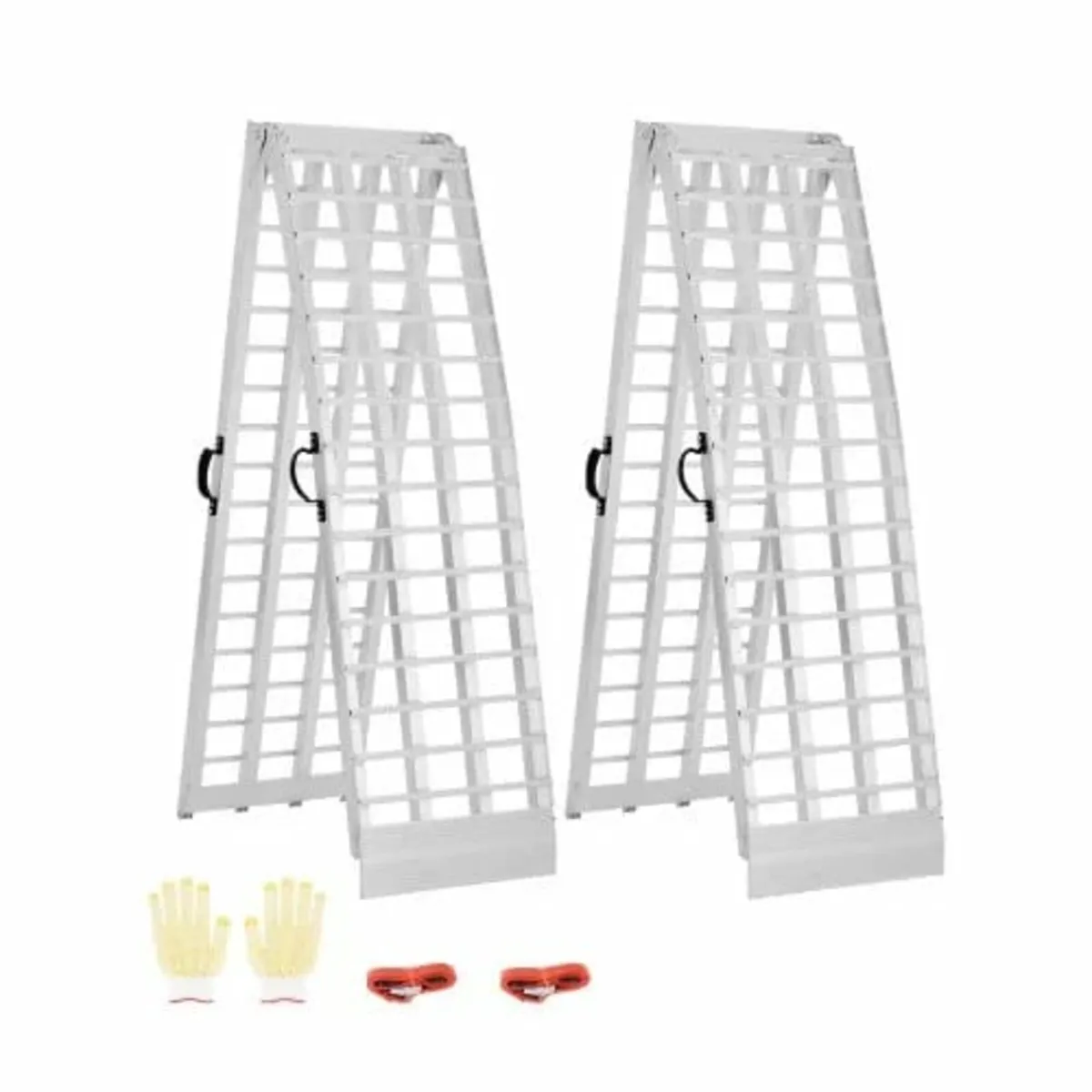 Aluminum Ramps, 2000 lbs, 2Pcs Heavy-duty Ramps wi - Image 1
