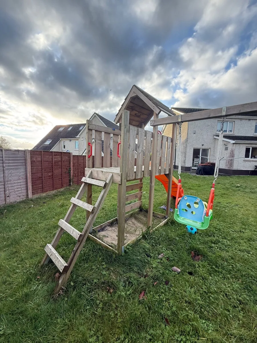 Climbing frame with wooden roof Wickey MultiFlyer - Image 4