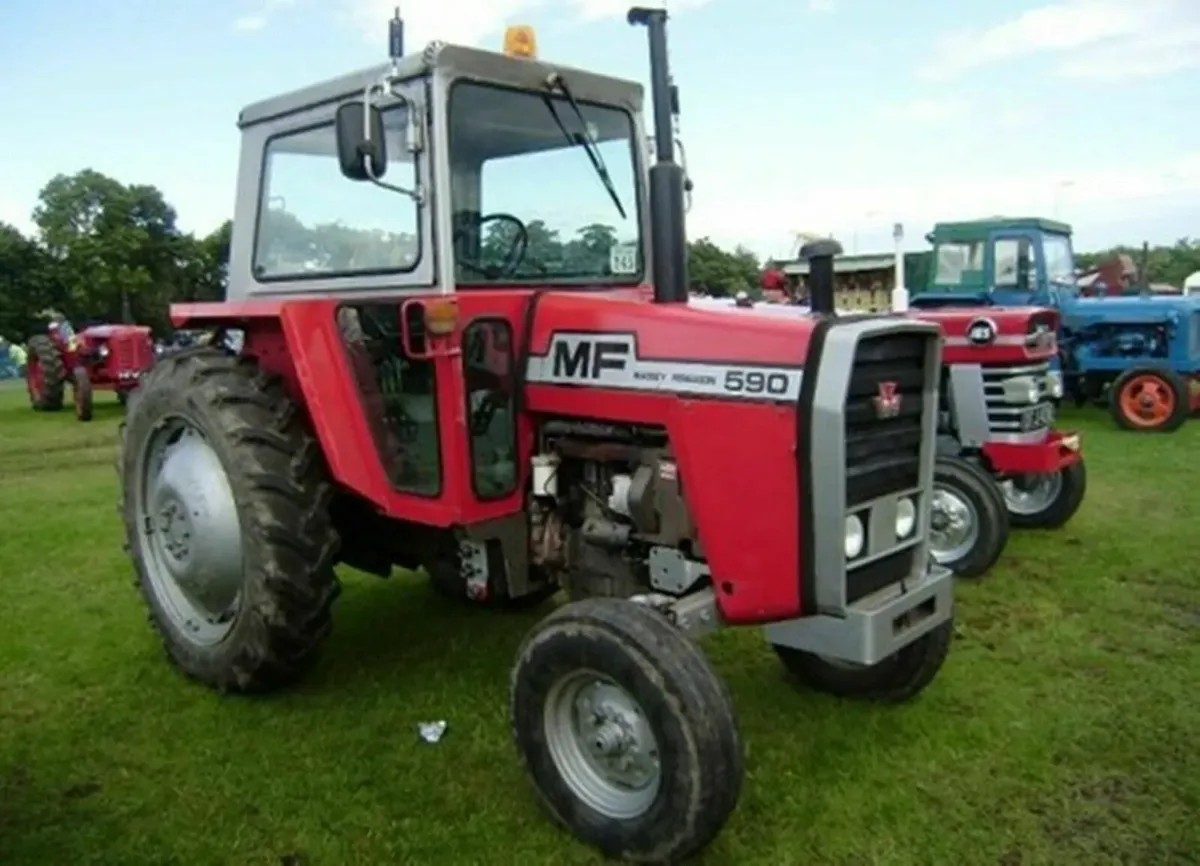 Massey Ferguson 550 565 575 590 Tractor Workshop M - Image 4