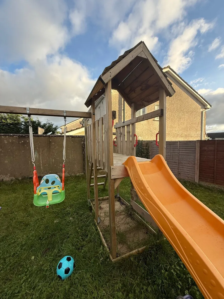 Climbing frame with wooden roof Wickey MultiFlyer - Image 2