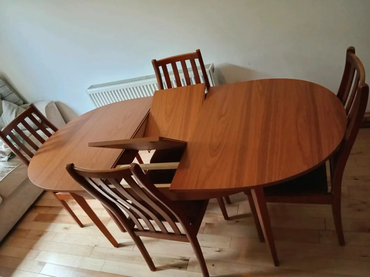 mid century teak dining set stonehill stateroom - Image 1