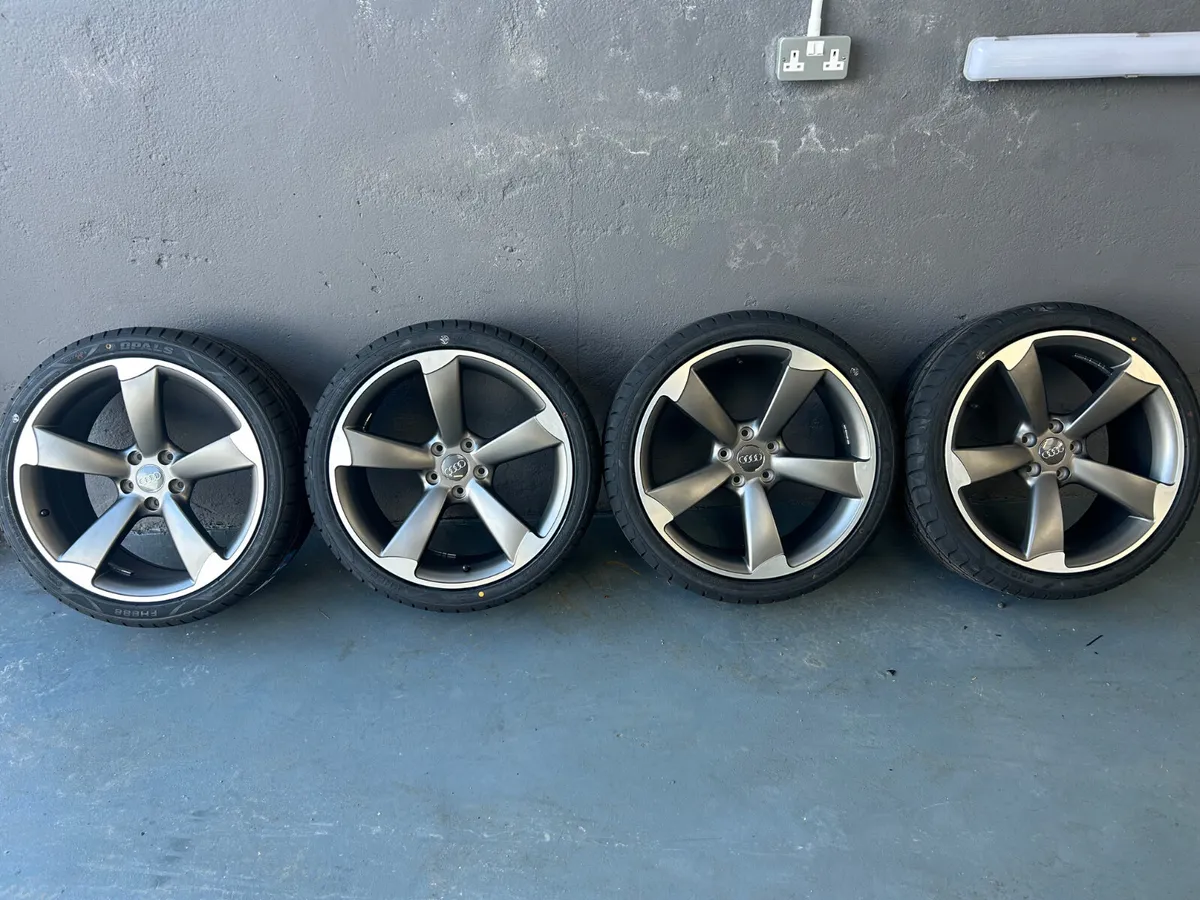 19” AUDI TTRS  ALLOY WHEELS & TYRES - Image 2