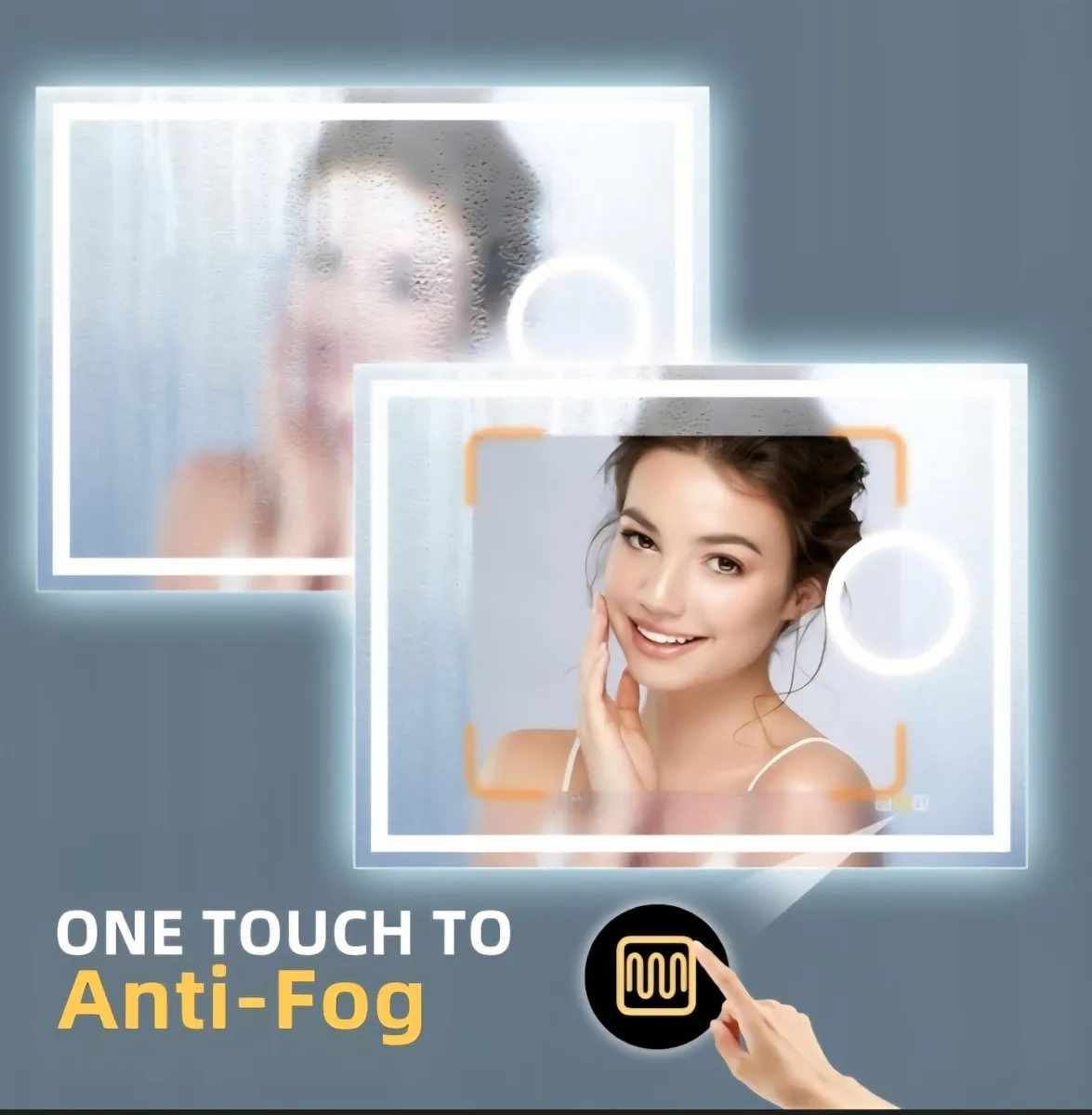 LED Bathroom Mirror Defogger Speakers Ensuite - Image 4