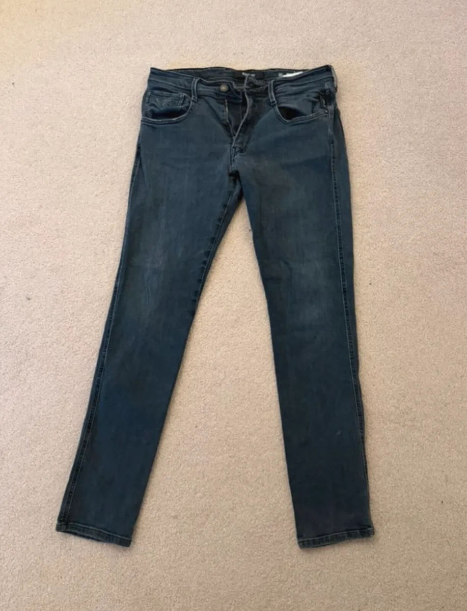Replay Mens Black Jeans - Image 1