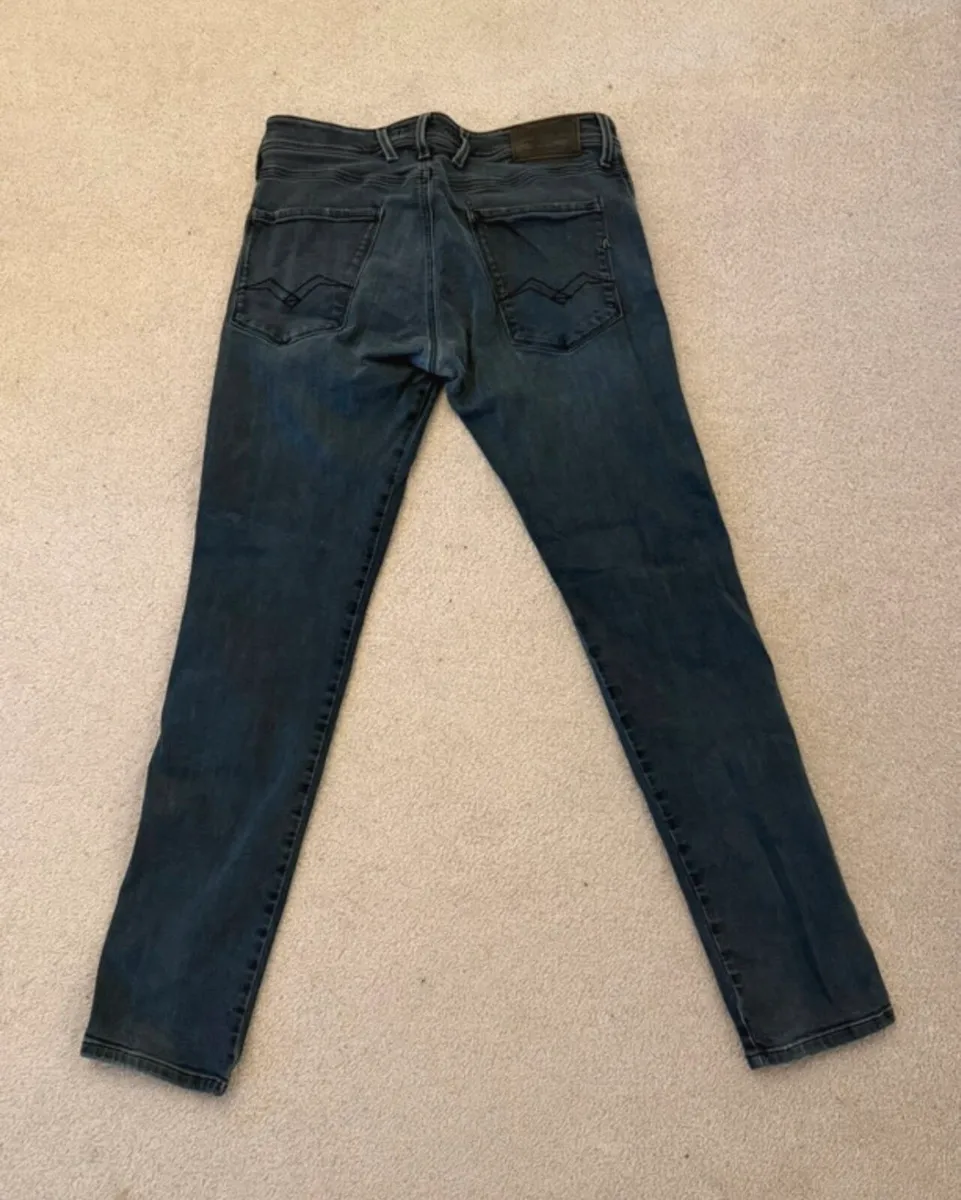 Replay Mens Black Jeans - Image 4