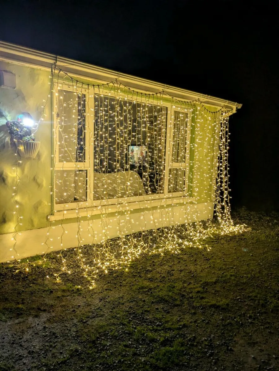 Christmas outdoor curtains lights - Image 1