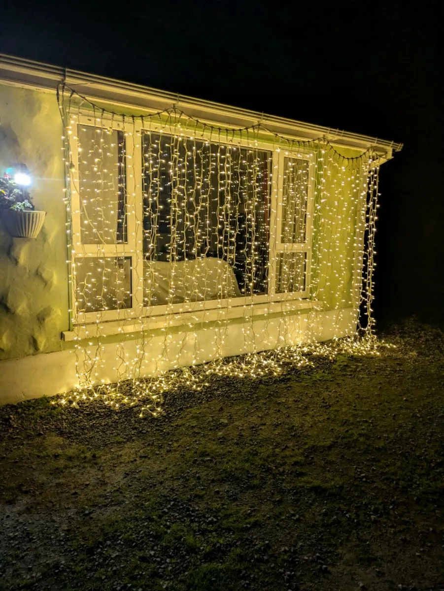 Christmas outdoor curtains lights - Image 2
