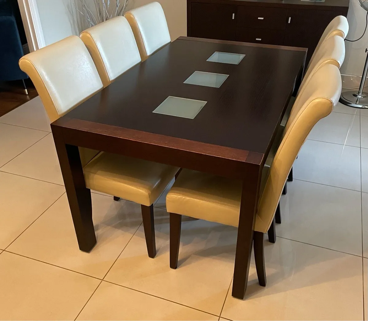Dining Table & 6 Chairs - Image 1