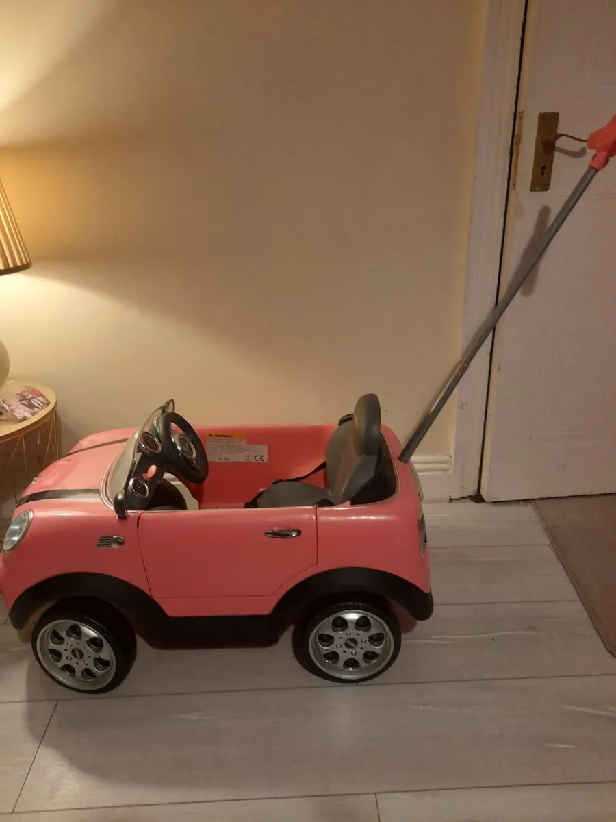 Pink mini kids car - Image 2
