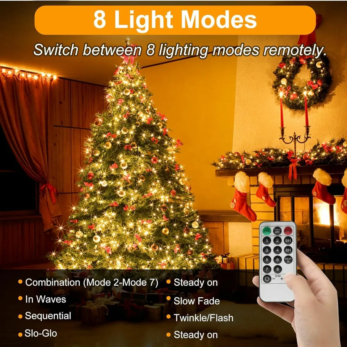Christmas tree Fairy Lights 29.2M/95.8FT 220 LED - Image 3