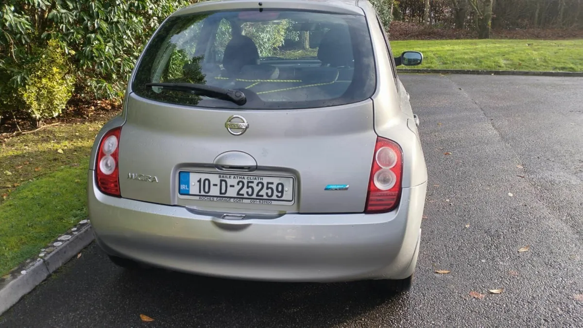 2010 Nissan Micra Auto, NCT 10/26, Tax 8/26 - Image 2