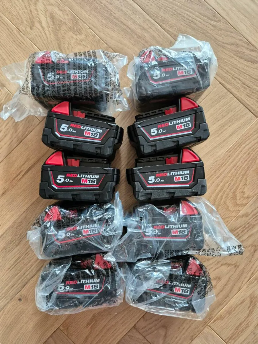 Milwaukee M18B5 5.0Ah Batteries - Image 1