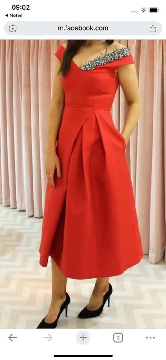 Red Occasion Dress - Image 1