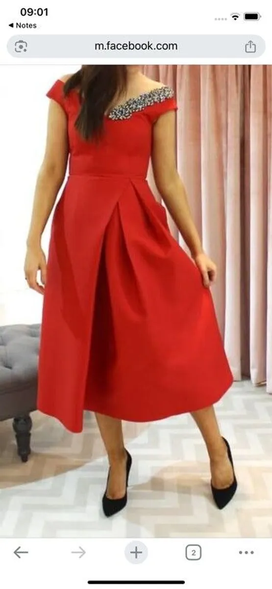 Red Occasion Dress - Image 3