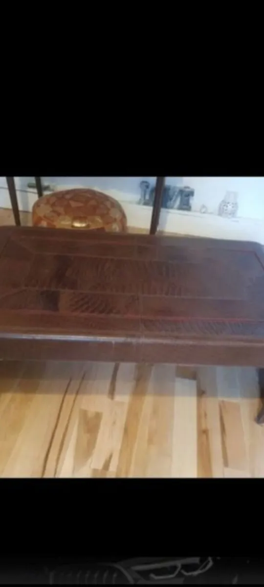 usa 70s cocktail coffee table in genuine crocodile - Image 4