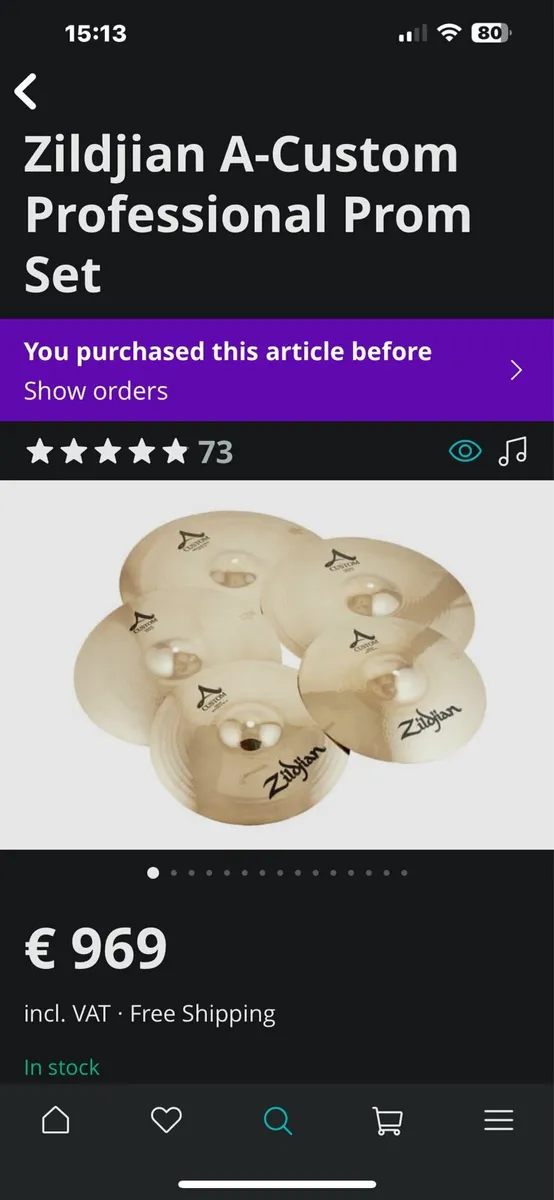 Zildjian A Custom Cymbals Box Set - Image 4