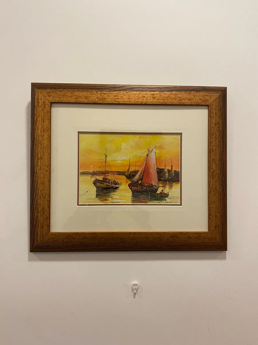 Professionally framed  original oil painting - Image 1