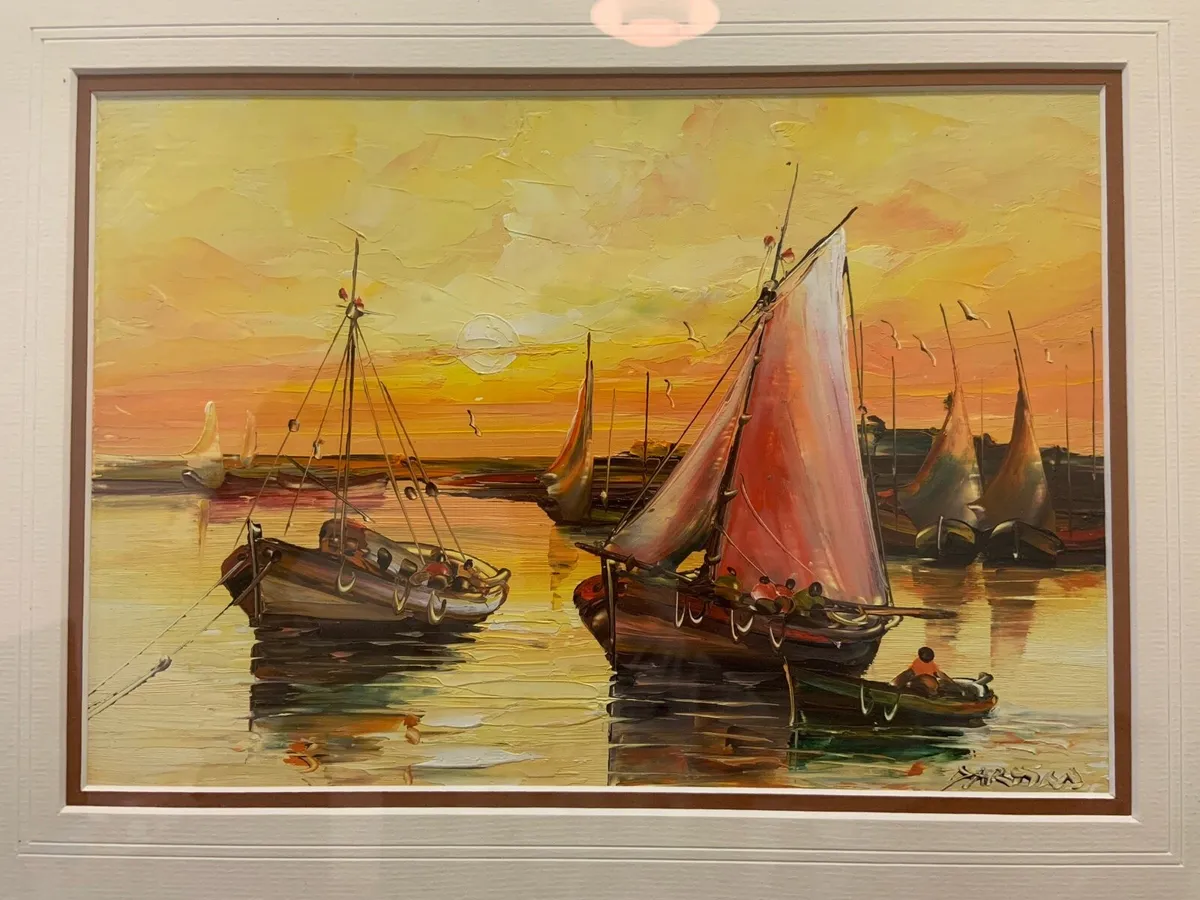 Professionally framed  original oil painting - Image 2