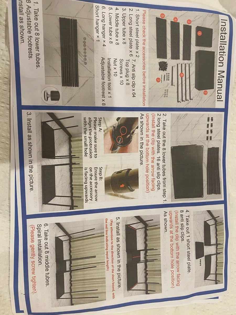 Clothes rack like new wardrobe hanging rail - Image 3