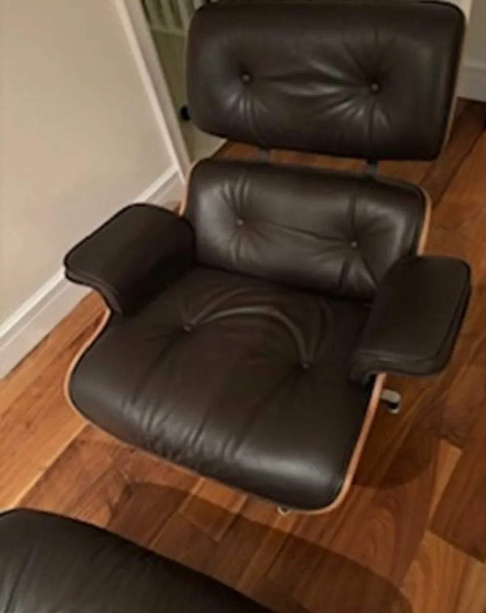 Eames Inspired Lounge Chair & Ottoman - Image 2