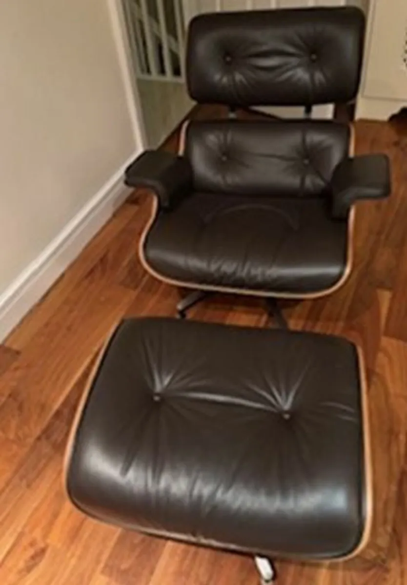 Eames Inspired Lounge Chair & Ottoman - Image 3