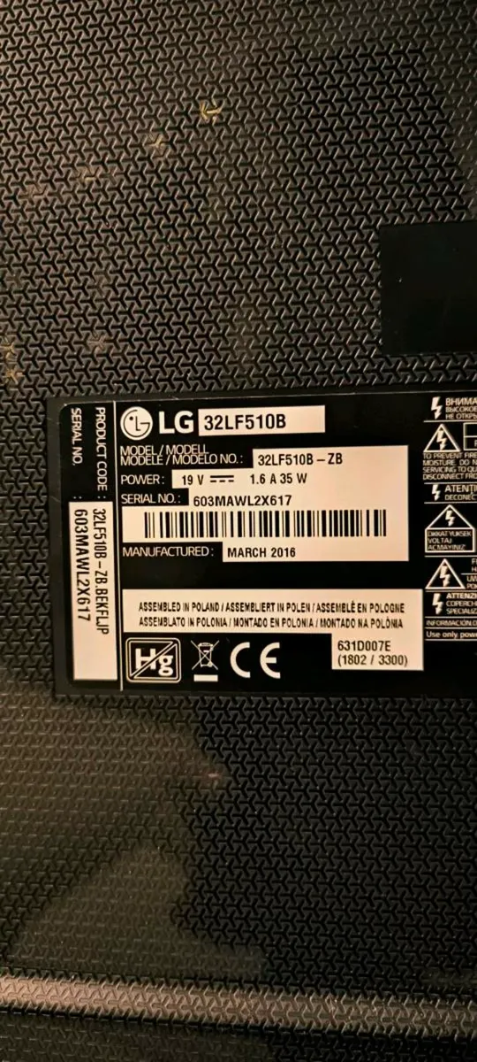 TV LG 32" - Image 3