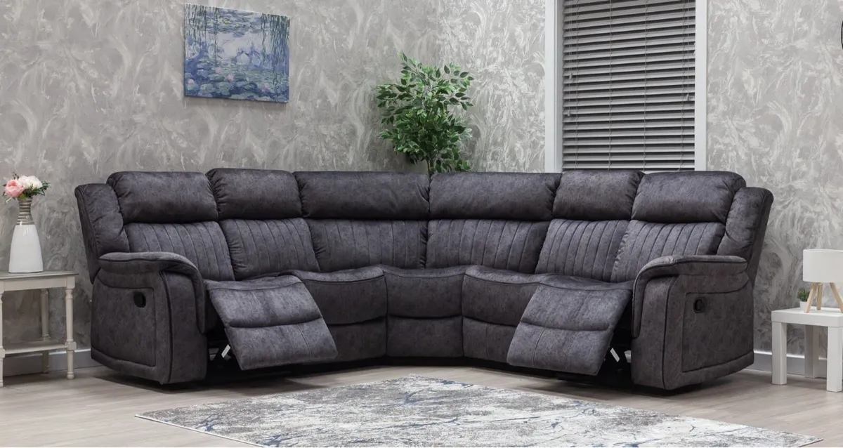 New Grey Gresham Corner Sofas - Image 4