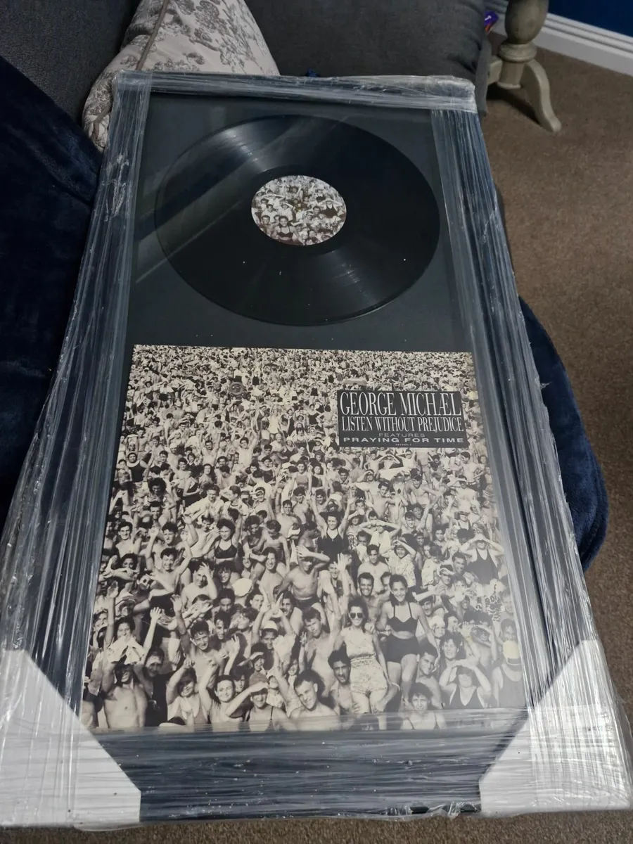 George Michael Vinyl Record Framed