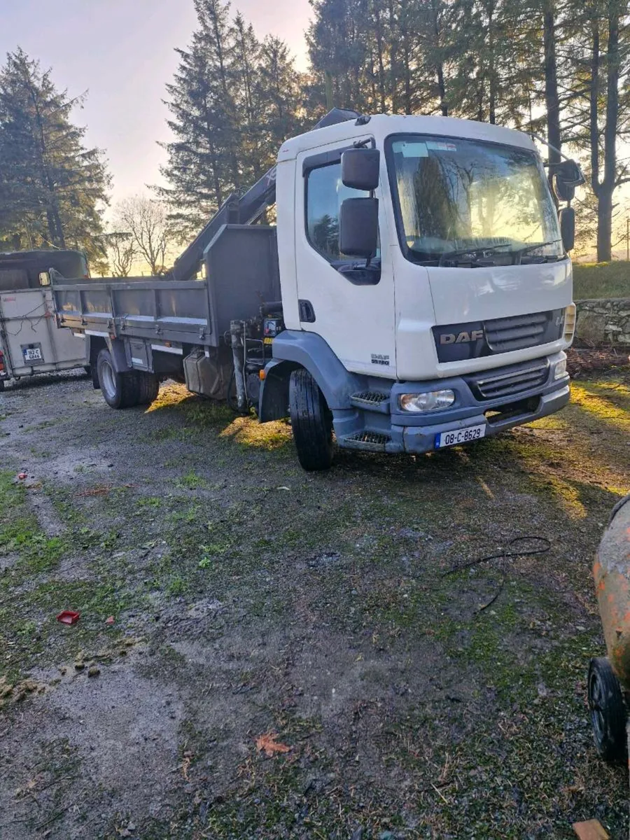 Daf 55 Tipper and Crane - Image 2