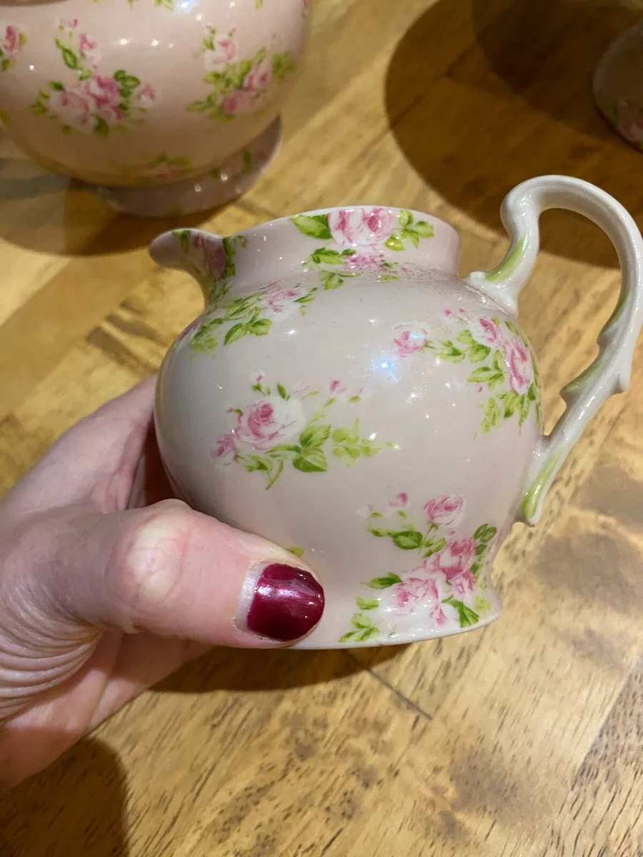 Teapot, Cake Stand and Milk jug - Image 2