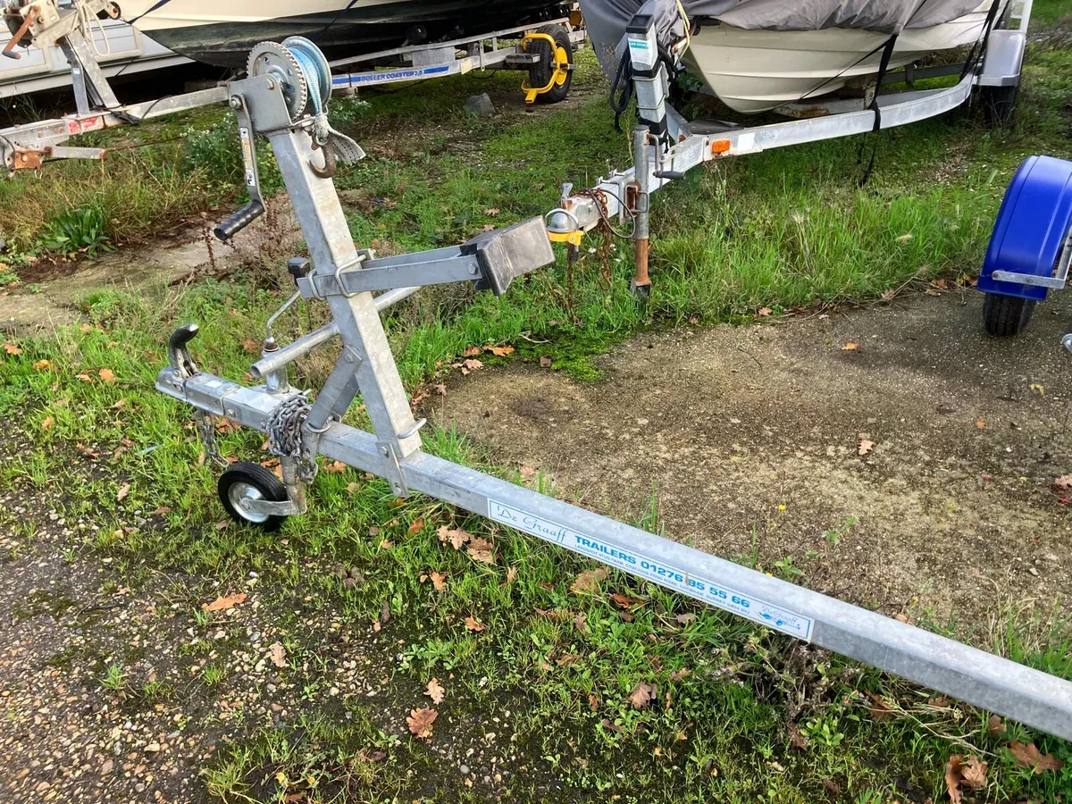 BOAT TRAILER GALVANISED FITS BOATS UP TO 4 METRES - Image 1