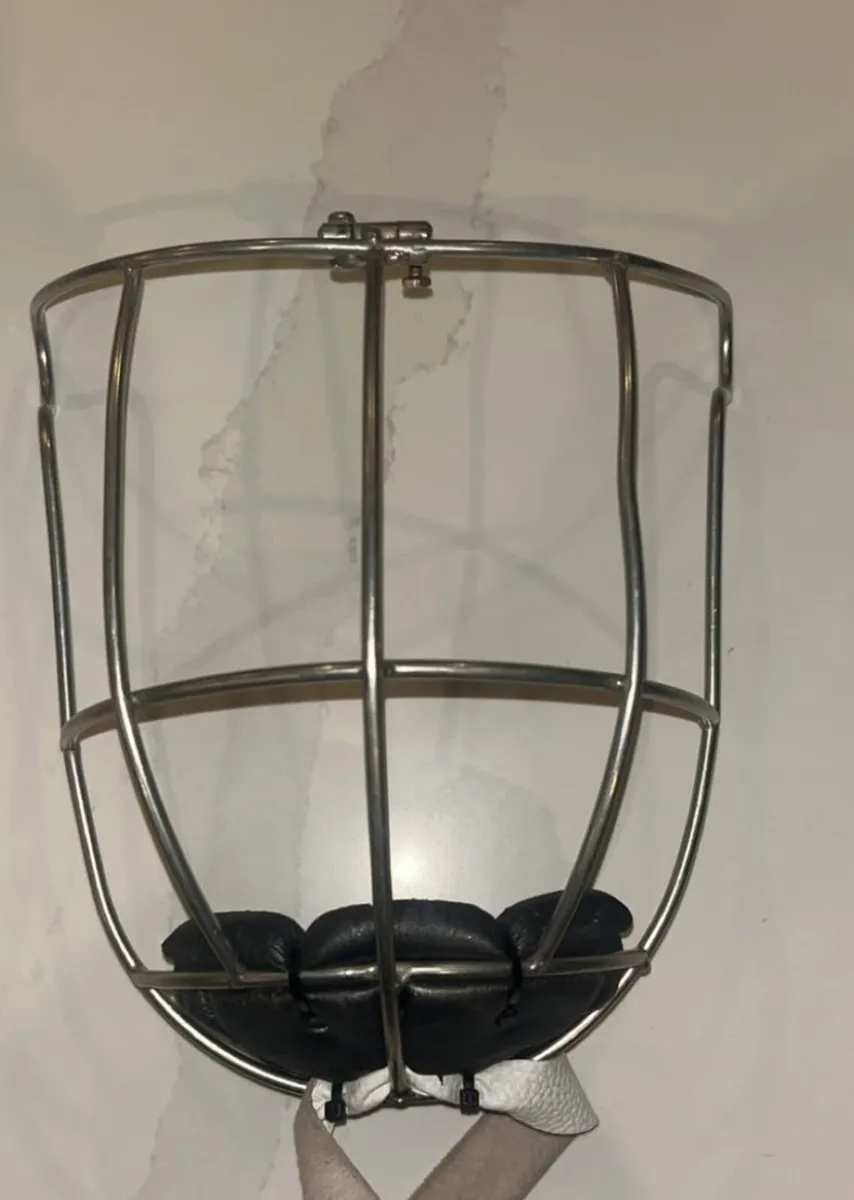 Broken hurling helmet faceguards - Image 1