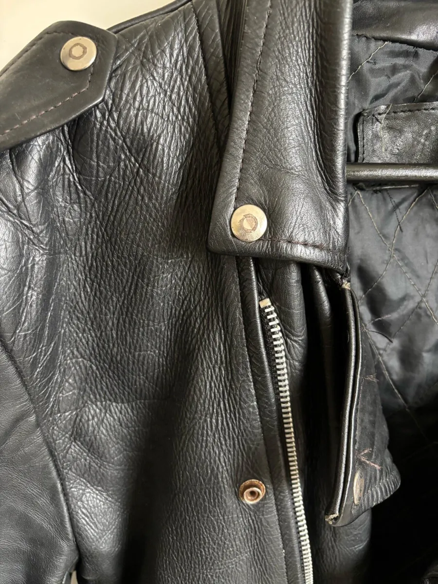 Vintage Biker Jacket - Image 4