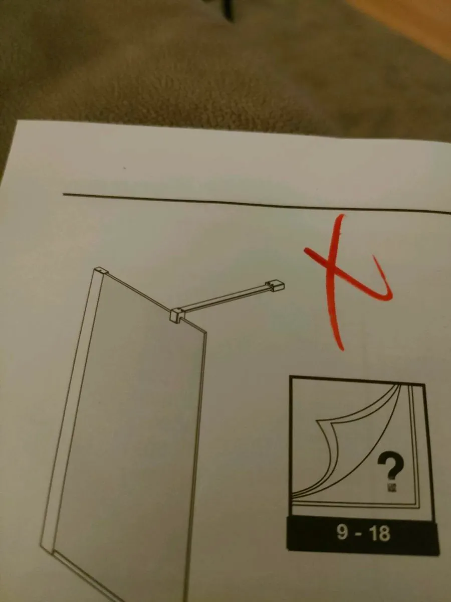 Wetroom panel 900mm - Image 3